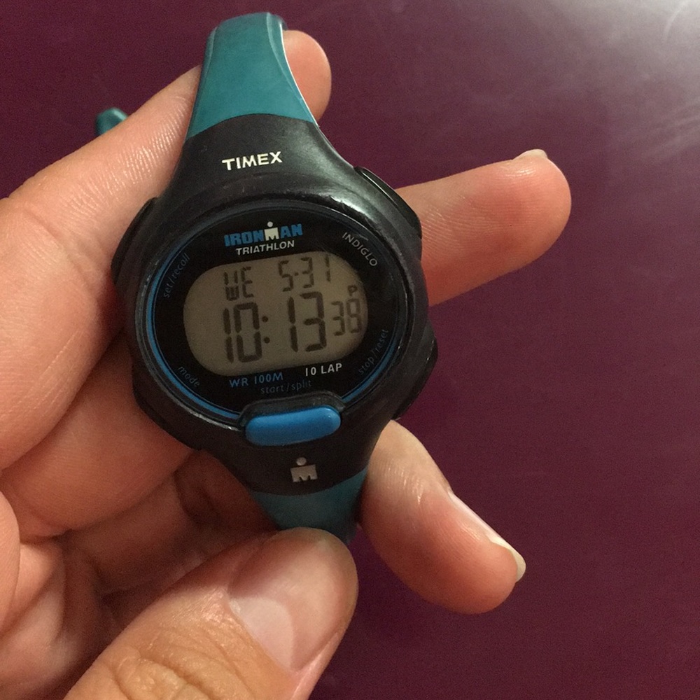 Blue Timex Digital Watch